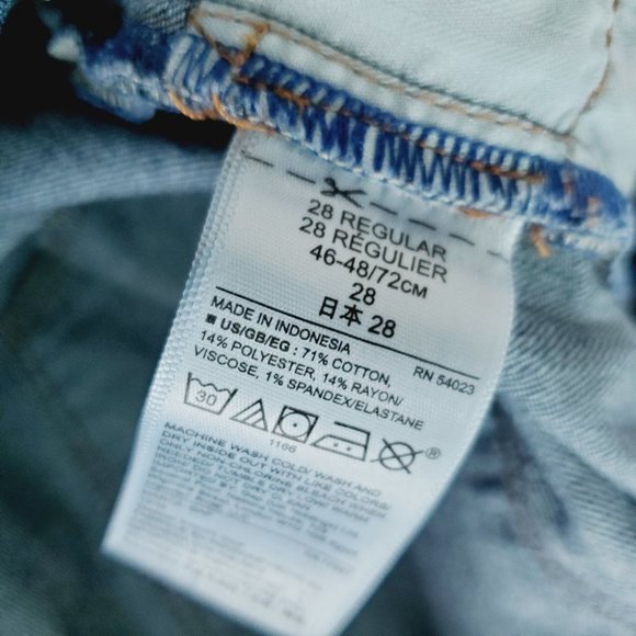 Gap Jeans True Skinny Ankle Mid Rise Classic Dark Wash 28 - Picture 9 of 14